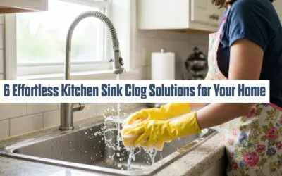 6 Effortless Kitchen Sink Clog Solutions for Your Home 