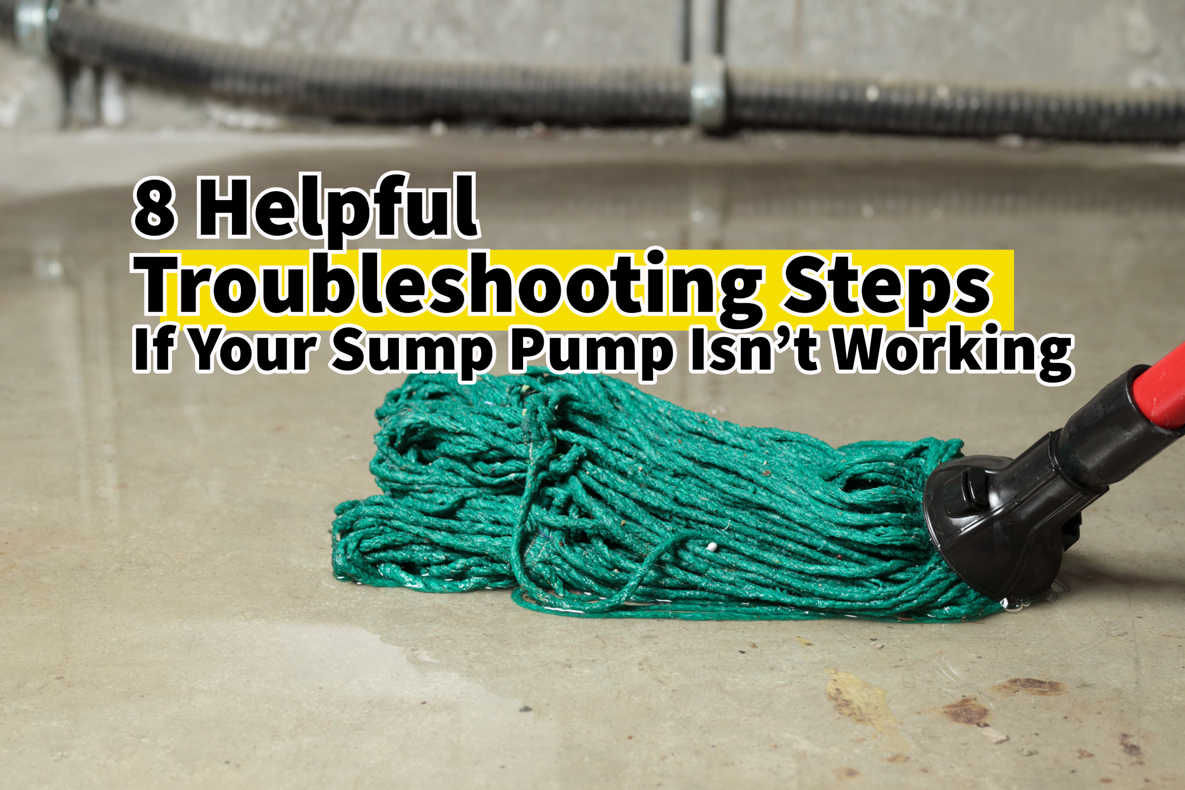 A homeowner’s guide to troubleshooting a malfunctioning sump pump. Plumbing and drain services in Mason, Ohio.