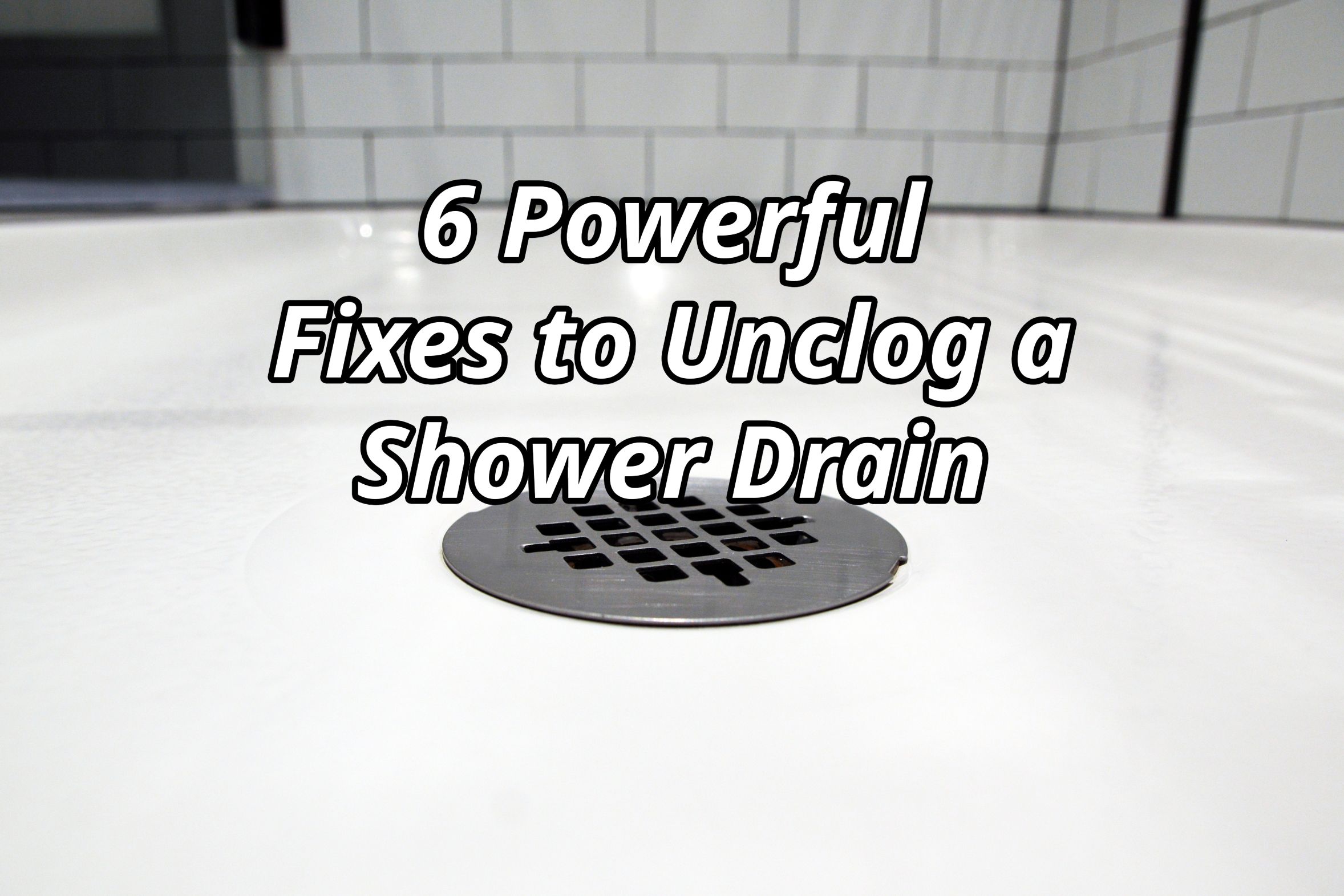 Mason, Ohio blog on how to clear a clogged shower drain.